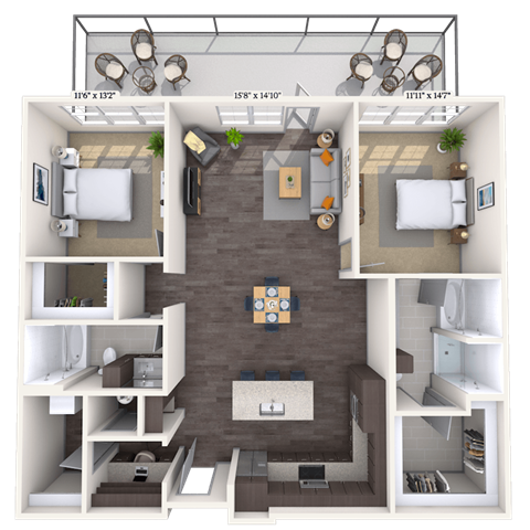 7555 Warren Parkway Studio-3 Beds Apartment for Rent - Photo Gallery 72